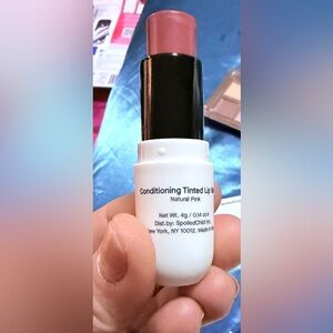 Spoiled child conditioning tinted lip balm Natural pink